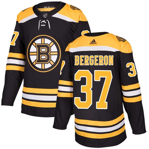 Adidas Boston Bruins #37 Patrice Bergeron Black Home Authentic Youth Stitched NHL Jersey->youth nhl jersey->Youth Jersey